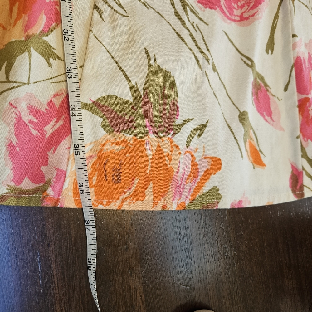 London Times Floral Square Neck Midi Dress Size 10 - Picture 10 of 11